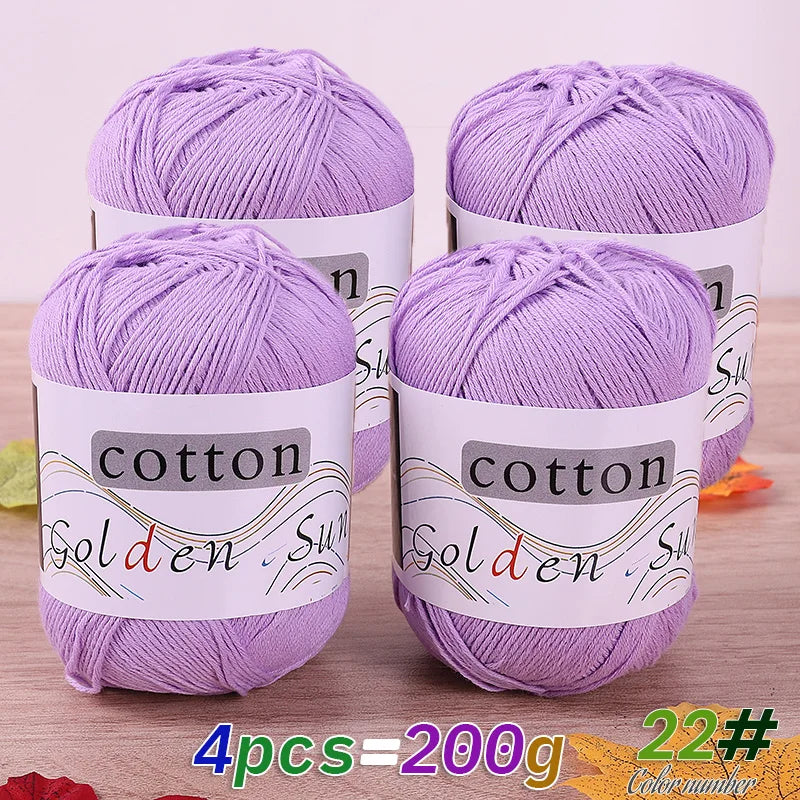 Yarn, Medium-Fine for Crochet Sweaters, Vests, Hats & Small Blankets