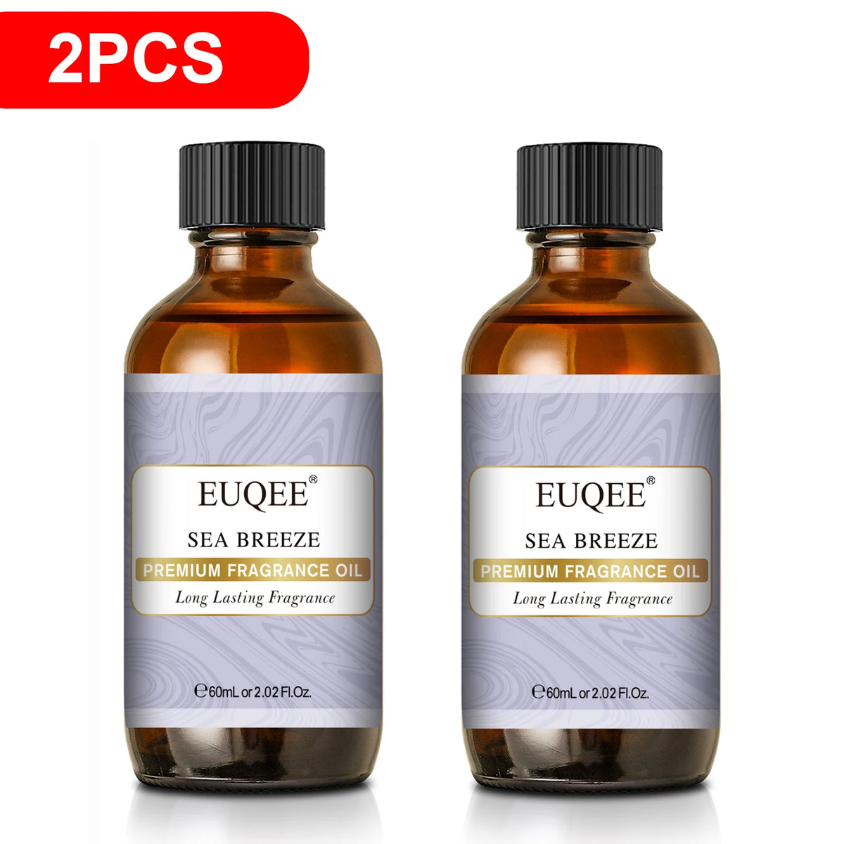 EUQEE Premium Fragrance Oil 60ml Glass Dropper Candle Soap Diffuser 13 Scents