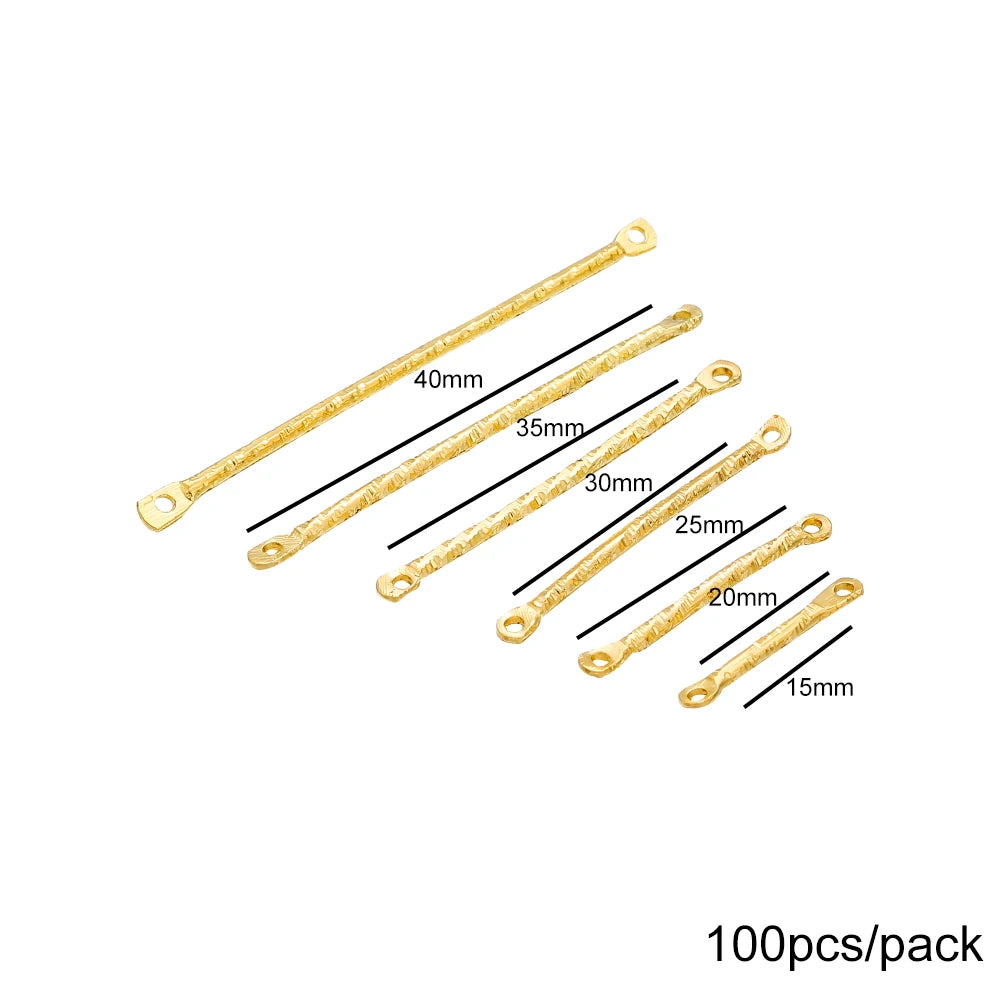 Earring Components Double Cylinder Bar Earrings Connecting DIY Jewelry Making
