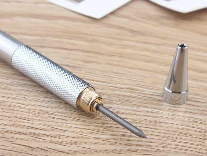 Full Metal Mechanical Pencil Set — 5 Sizes for Art & Writing