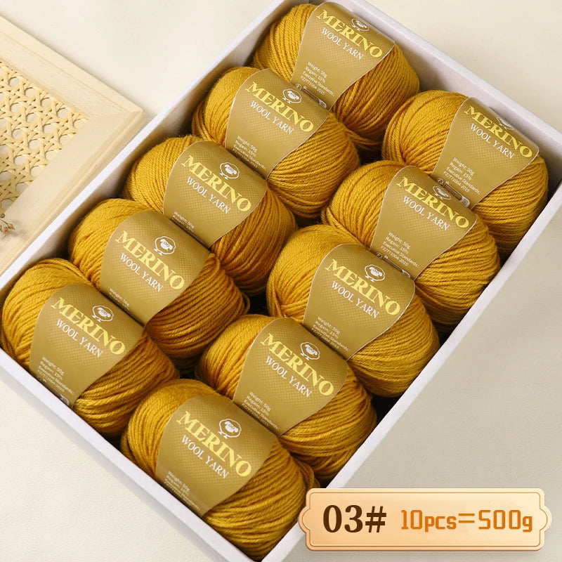 Yarn, Medium-Fine for Hand Knitting Sweaters, Scarves & Winter Hats