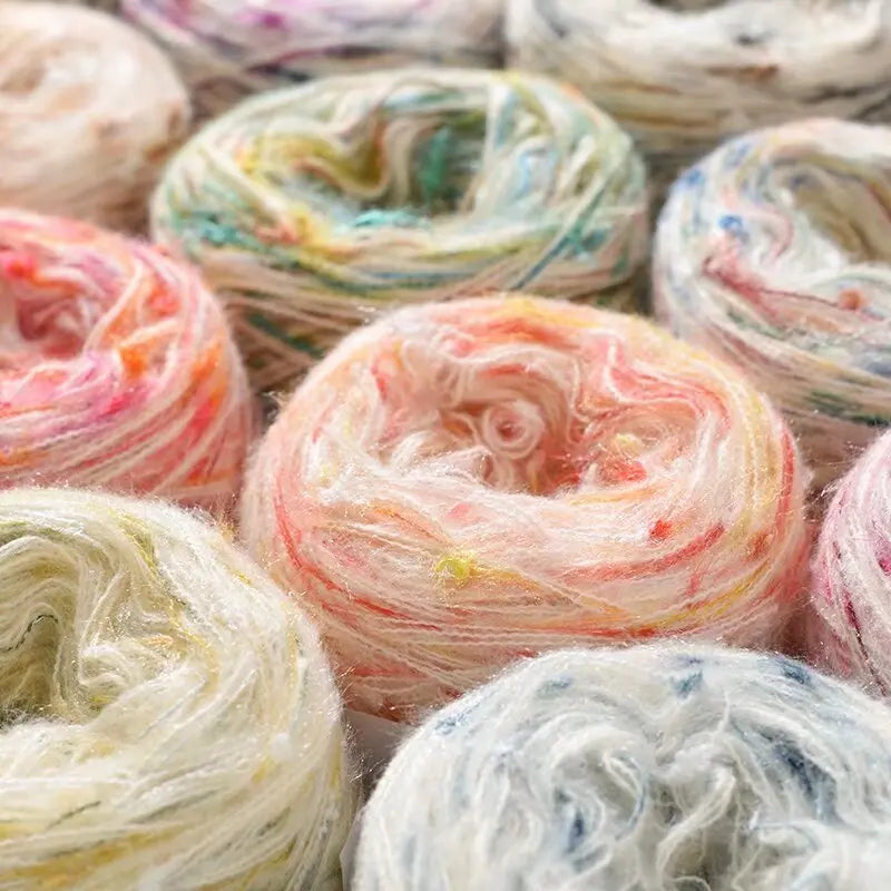 Yarn, Rainbow Colors for Sweaters, Scarves, Hats, Blankets & Shawls