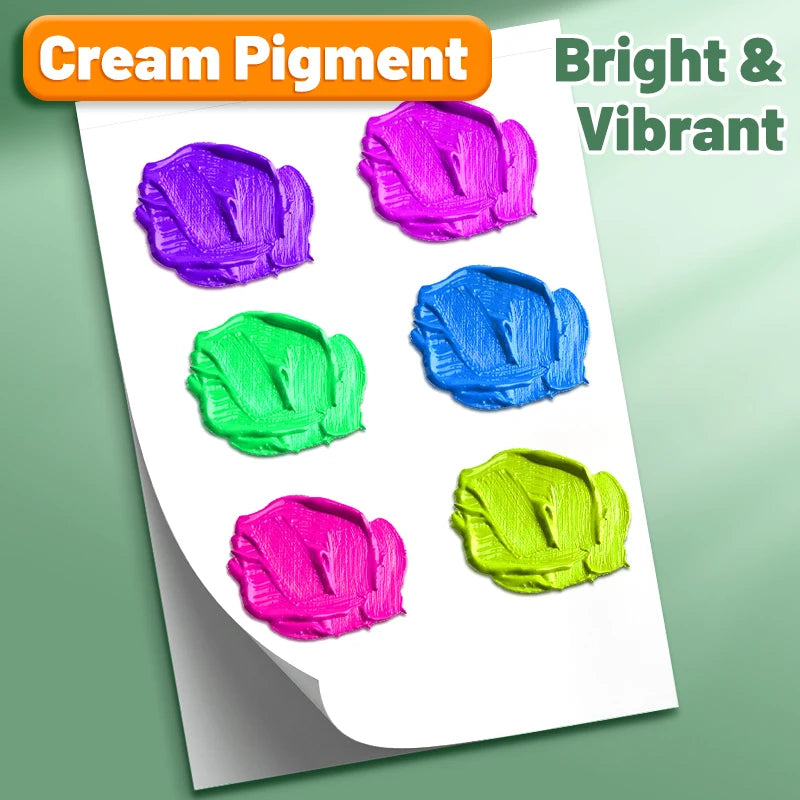 Acrylic Paint Set 12ml Tubes — 12 or 36 Colors for Canvas & DIY Art