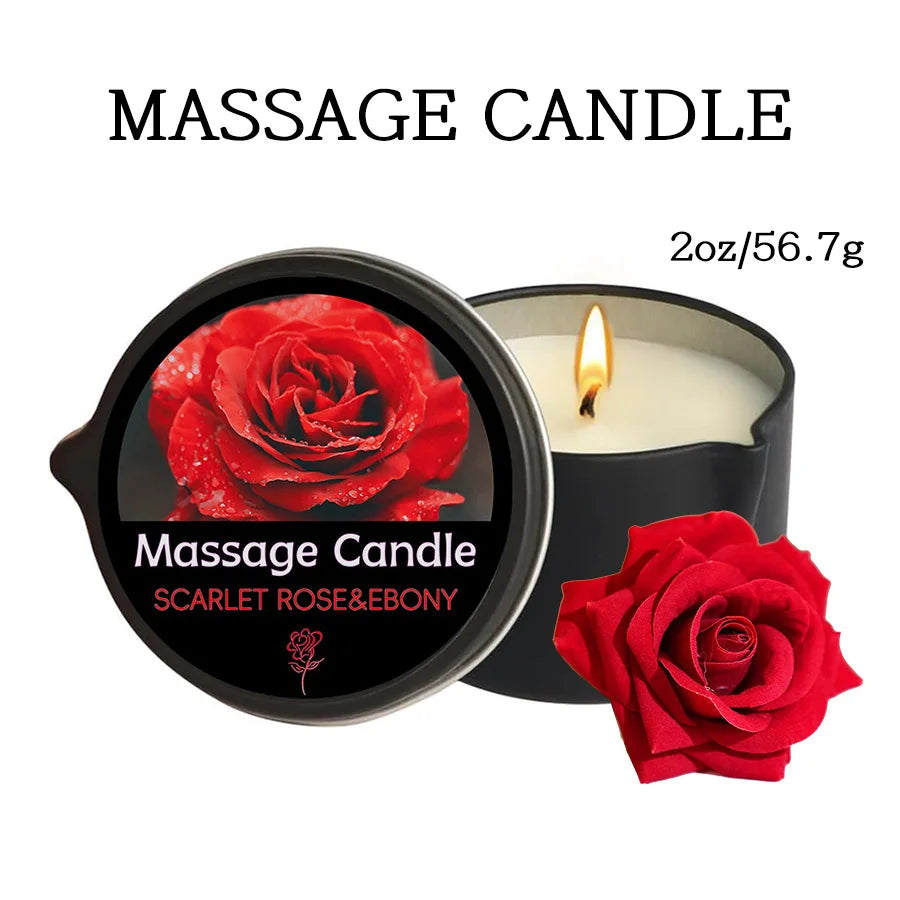 Massage Candles EVODUCK Pour Spout Tins Jasmine Rose Lavender Fragrances