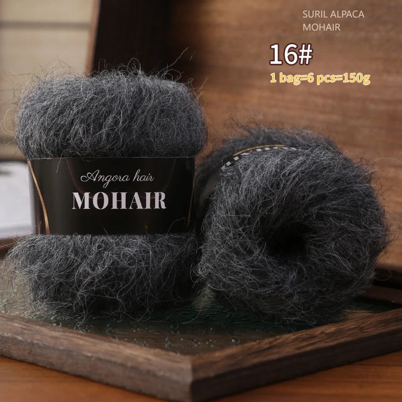 Yarn, Colorful for Crochet Sweaters, Openwork Coats, Hats & Shawls