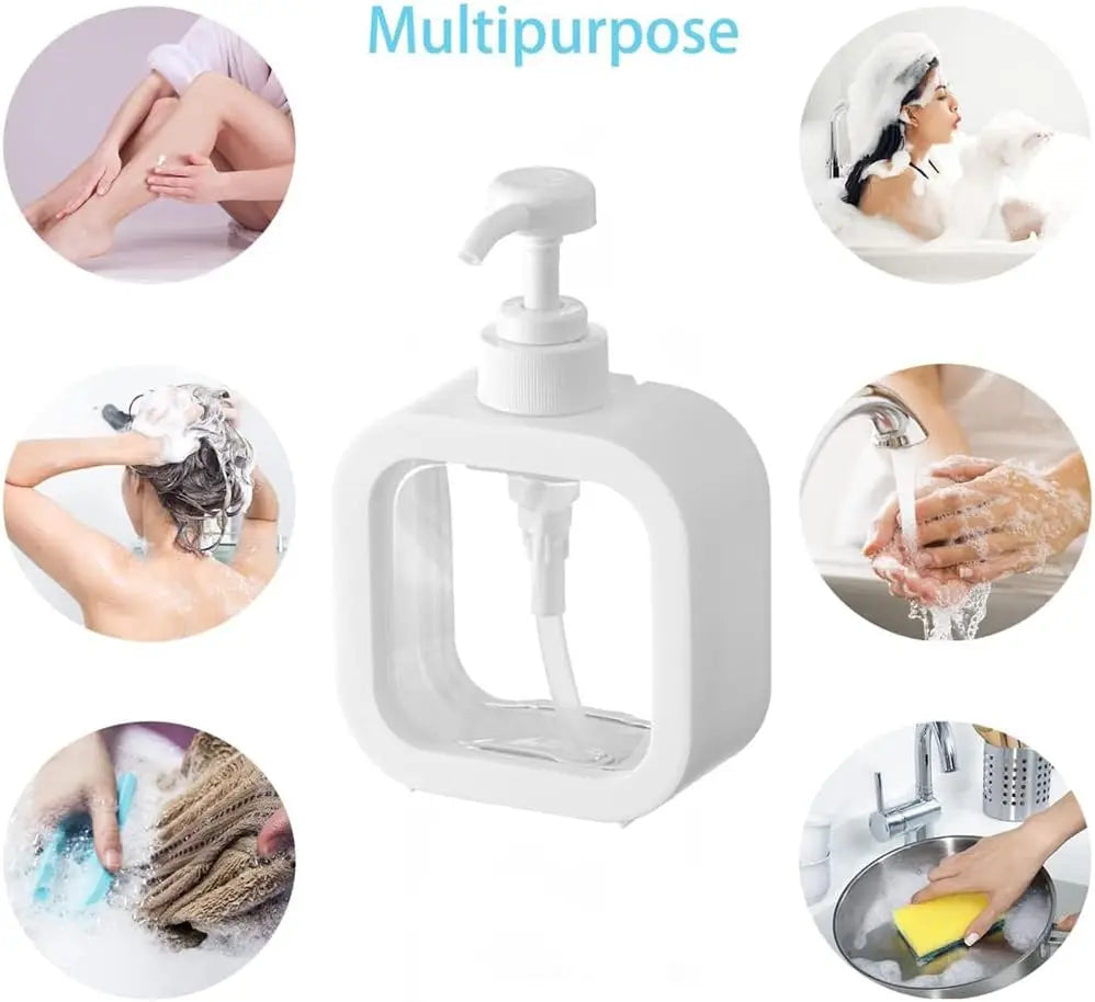Soap Dispenser Empty Refillable Bathroom Lotion Pump Bottle
