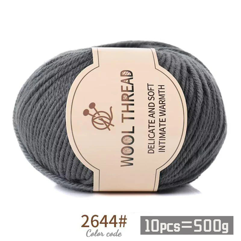 Yarn, Medium-Coarse for Handmade Sweaters, Scarves, Hats & Winter Knitwear