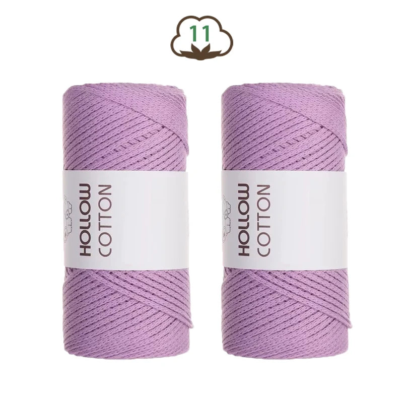 Yarn, Hollow Cord for Crochet Bags, Hats, Cushions & Handmade Accessories
