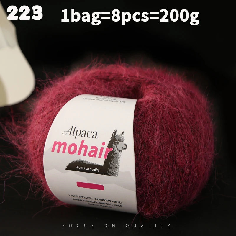Yarn, Long-Pile Texture for Knitting Gloves, Hair Ties & Creative Crafts