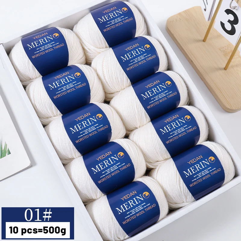 Yarn, Fine for Hand Knitting Sweaters, Scarves, Hats & Winter Accessories