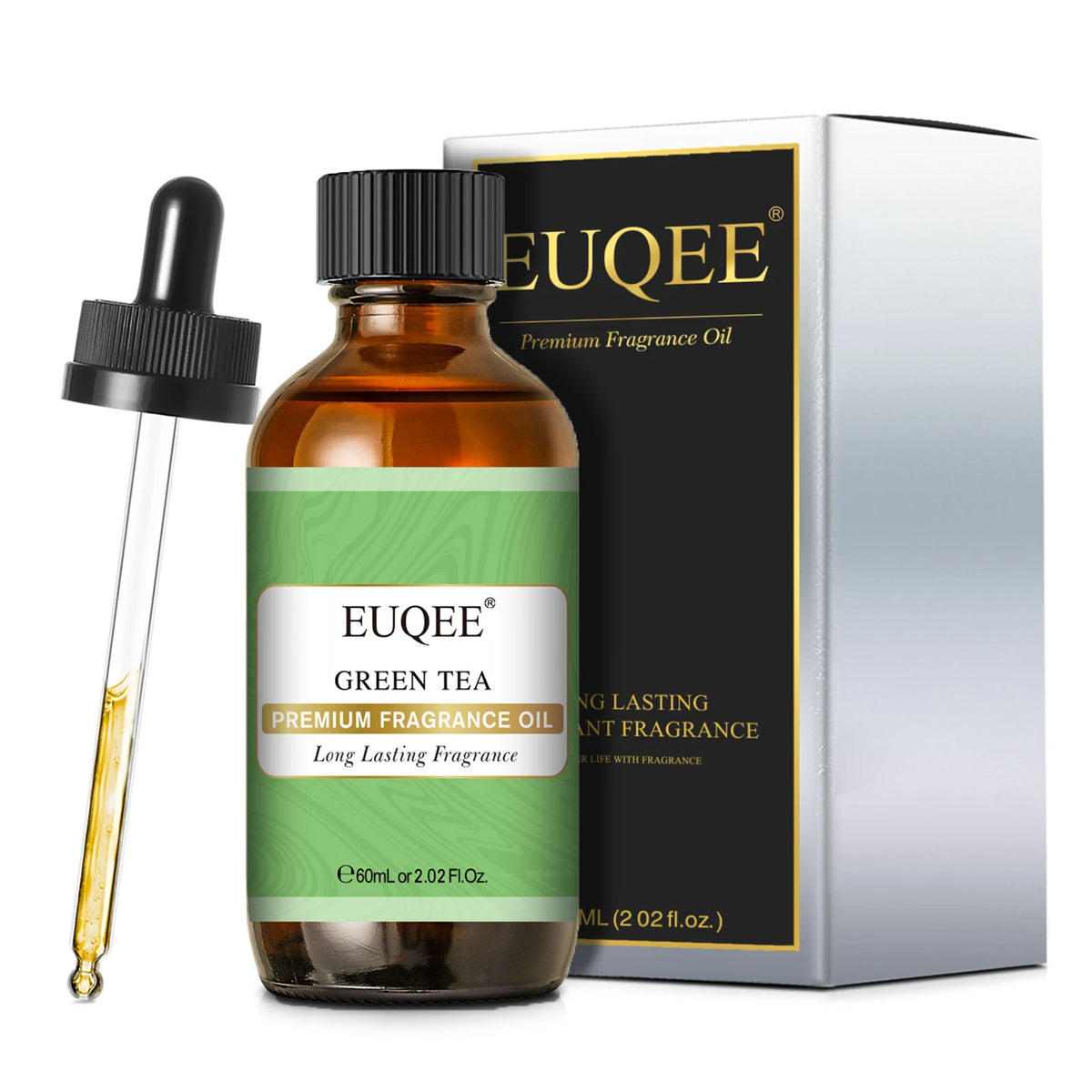 EUQEE Premium Fragrance Oil 60ml Glass Dropper Candle Soap Diffuser 13 Scents