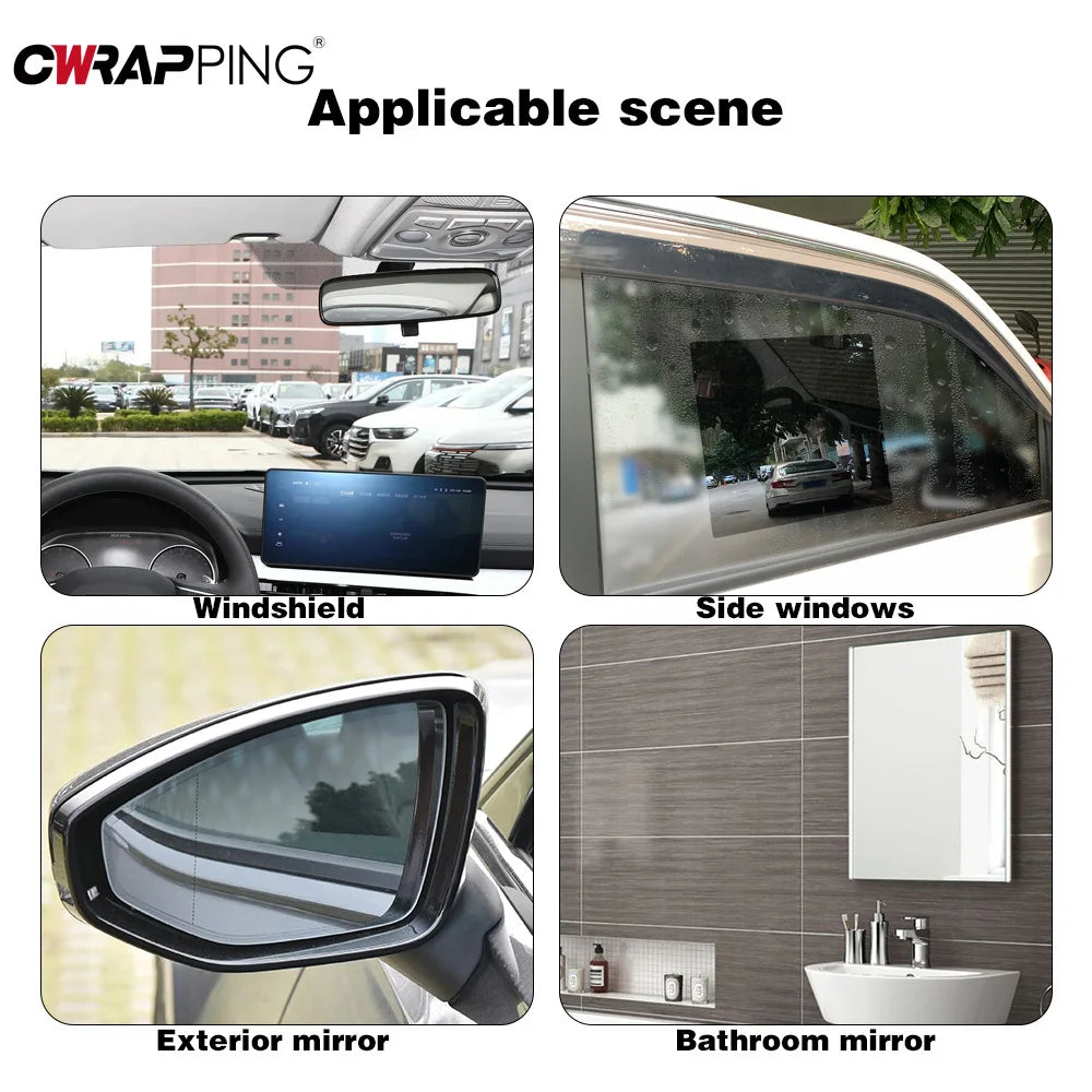 Car Rainproof Film 2 Auto Premium Quality Replacement Accessory