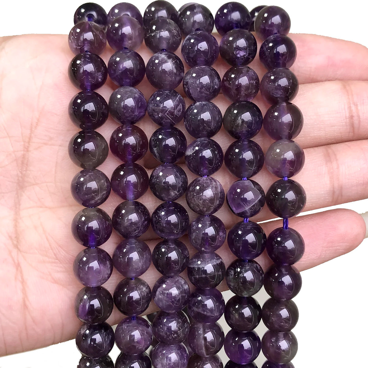 Stone Beads Round Flame-Style Assorted Stone Options for DIY Jewelry Making