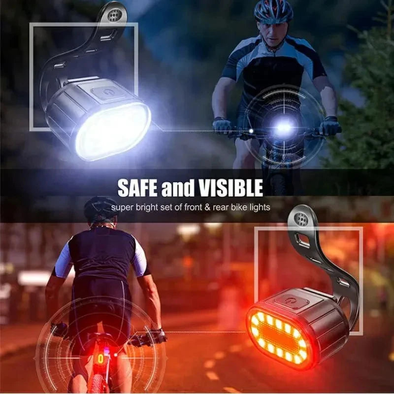 Set of Bike Lighting Front Premium Quality Replacement Accessory