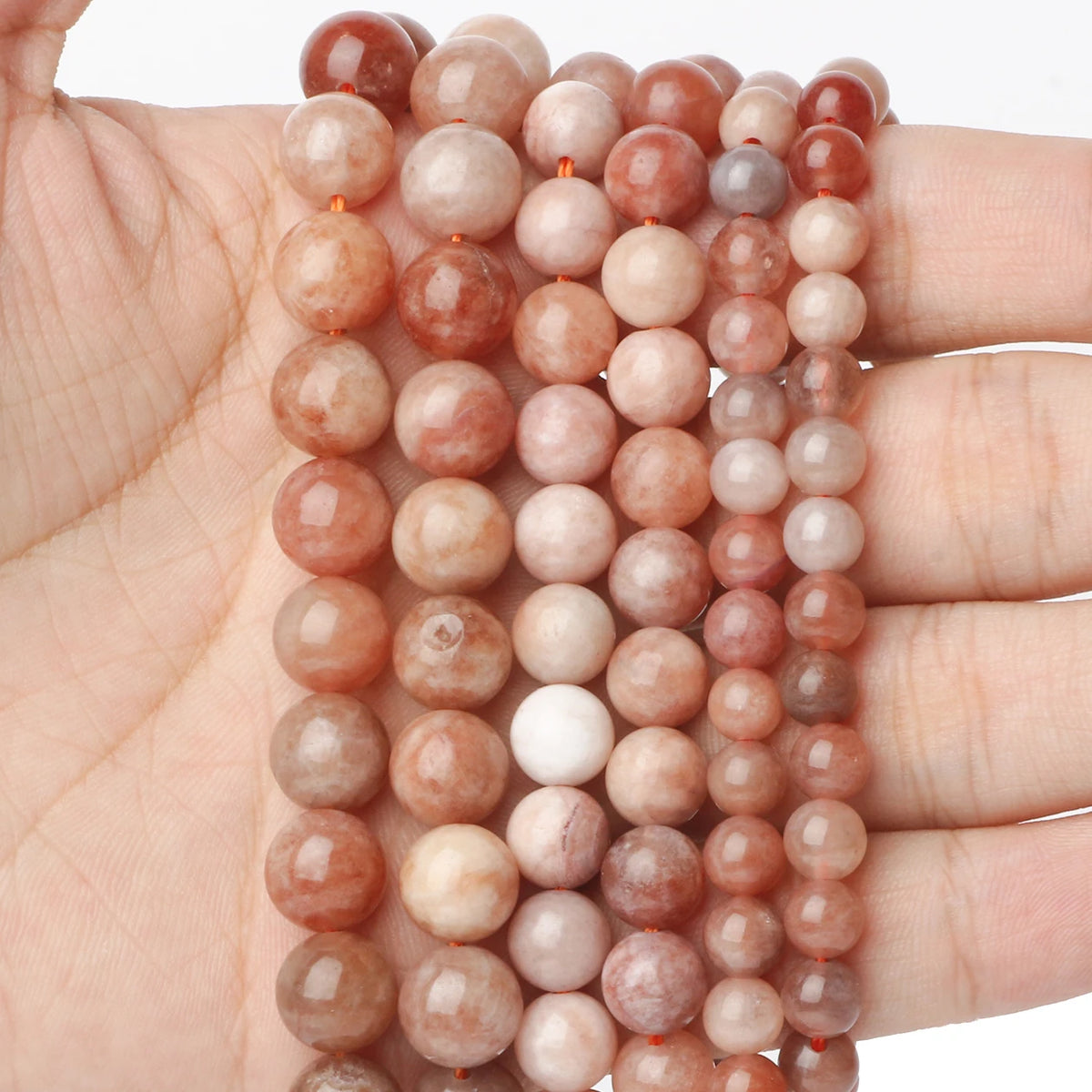 Stone Beads Tiger Eye Amethyst-Style Crystal Spacer Bracelets Necklace