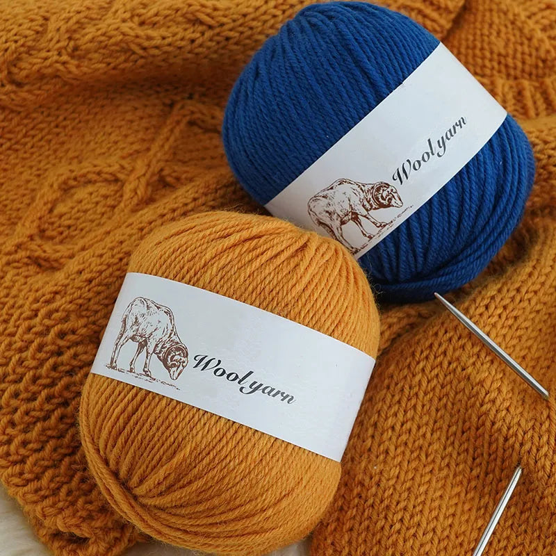 Yarn, Solid Color for Handmade Scarves, Sweaters, Gloves & Winter Hats