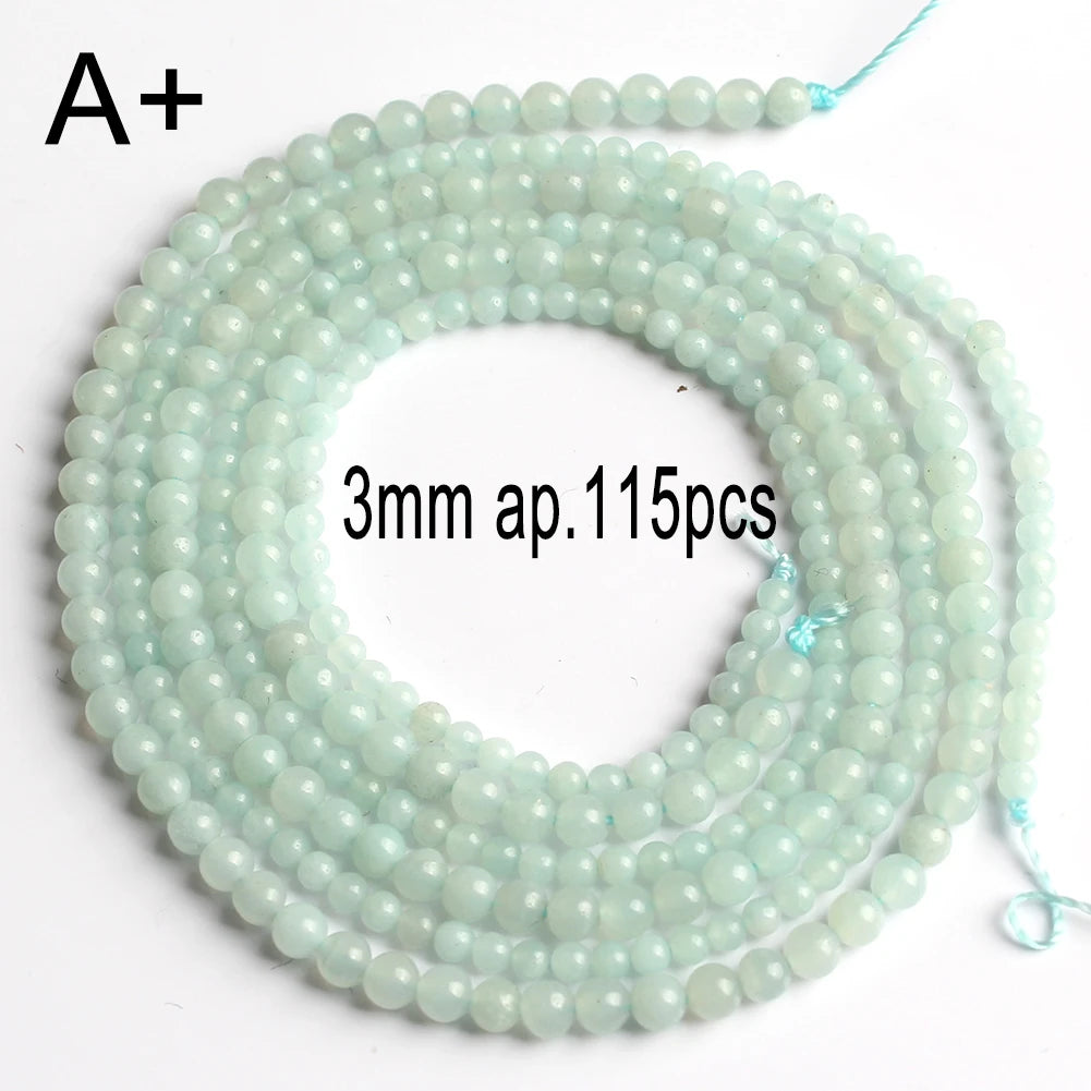 Stone Beads Amazonite-Style Faceted Mixed Shapes for DIY Jewelry Making