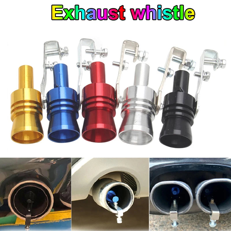 Car Turbo Sound Whistle Exhaust Pipe Tip | Blow Off Valve Simulator