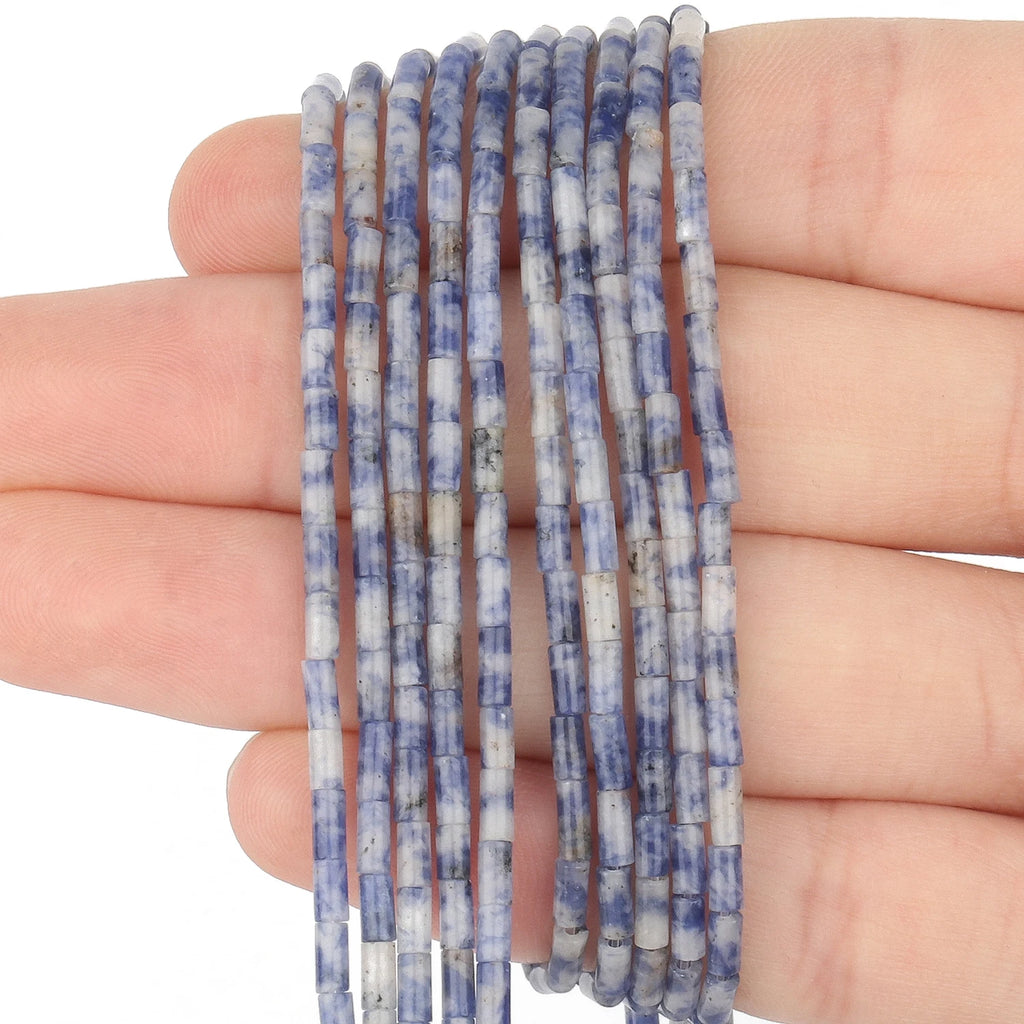 Stone Beads Blue Sodalite Jasper Mixed Shapes for DIY Jewelry Making Craft Beads