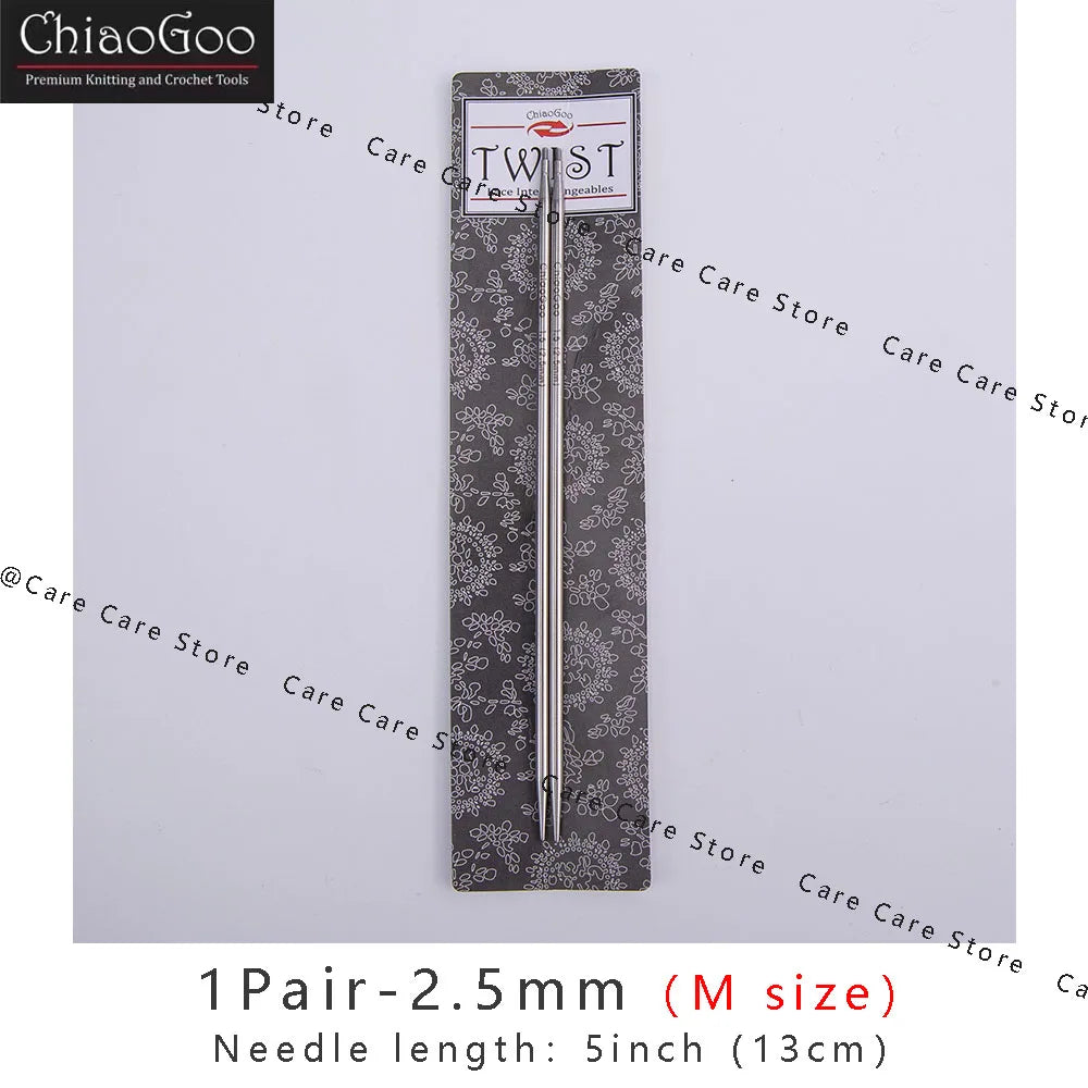Knitting Needle Tips, ChiaoGoo TWIST Lace for Interchangeable Yarn Crafts