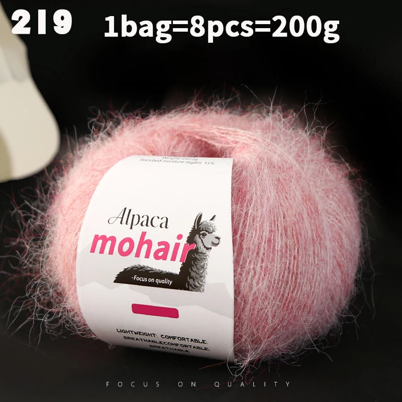 Yarn, Long-Pile Texture for Knitting Gloves, Hair Ties & Creative Crafts