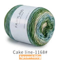 Yarn, Rainbow Gradient Cake for Handmade Sweaters, Scarves & Winter Hats