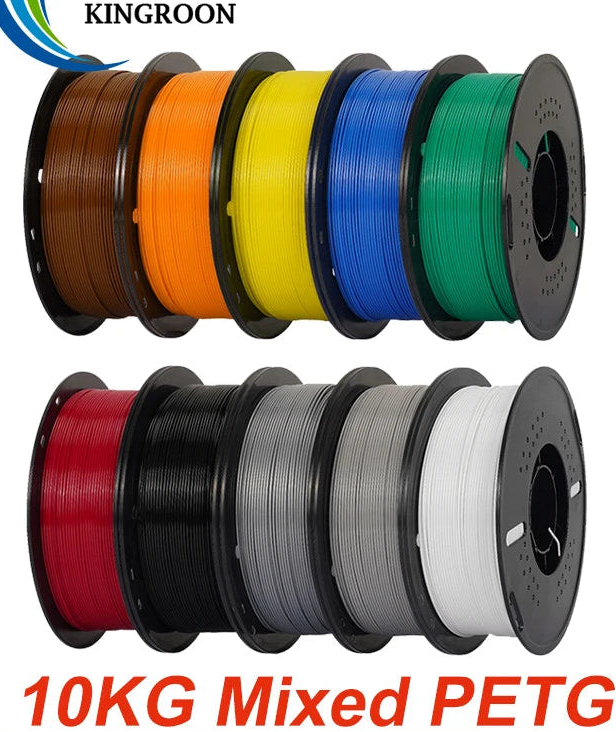 KINGROON 5/10KG Hyper PETG Filament, High Speed 3D Printer Filament,1kg/Spool (2.2lbs), 3D Printer Filament Good Toughness Non-Toxic