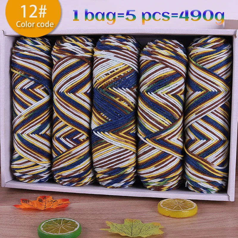 Yarn, Color Gradient for Knitting Sweaters, Scarves, Hats & Handmade Gifts