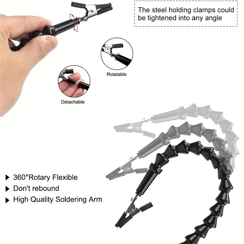 Soldering Station Helping Hand Flexible Premium Quality Replacement Accessory