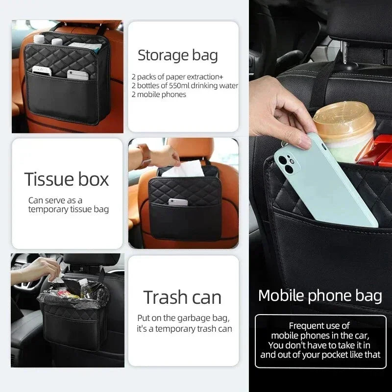 Multifunctional Car Seat Storage Bag Premium Quality Replacement Accessory