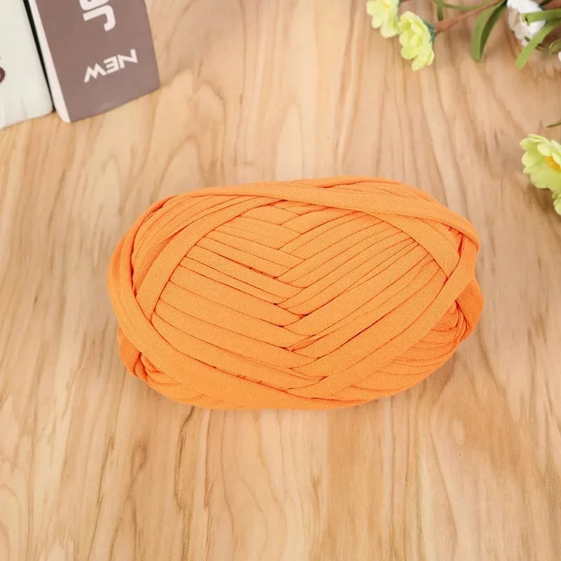 Yarn, Flat T-Shirt Style for Crochet Rugs, Bags, Slippers & Handmade Crafts