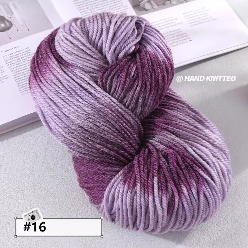 Yarn, Chunky Color Gradient for Handmade Coats, Scarves, Hats & Gloves