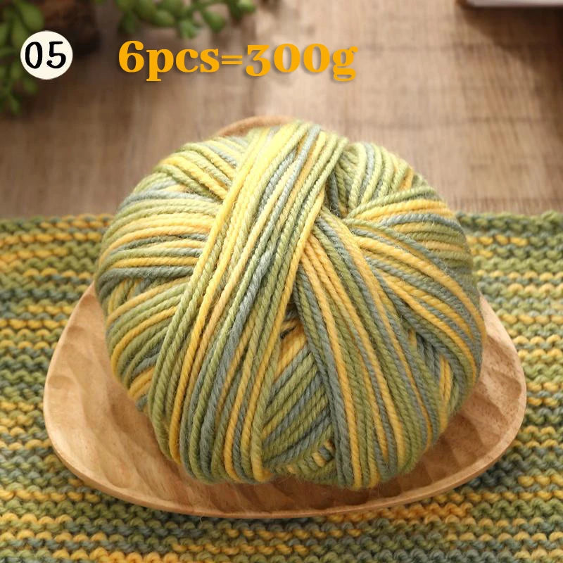 Yarn, Gradient Colors for Crochet Sweaters, Gloves, Scarves & Craft Charms