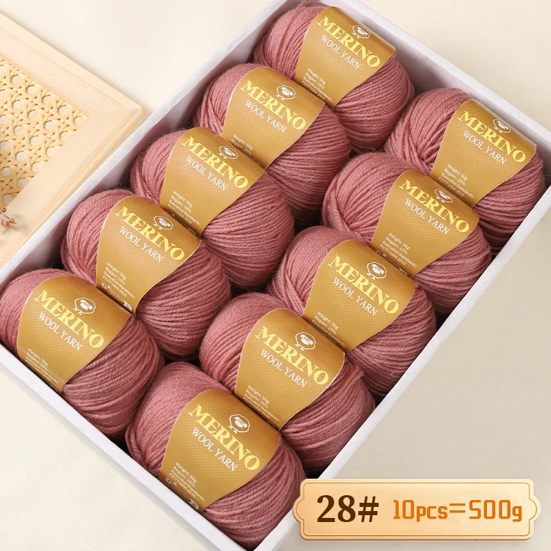 Yarn, Medium-Fine for Hand Knitting Sweaters, Scarves & Winter Hats