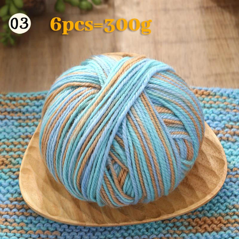 Yarn, Gradient Colors for Crochet Sweaters, Gloves, Scarves & Craft Charms