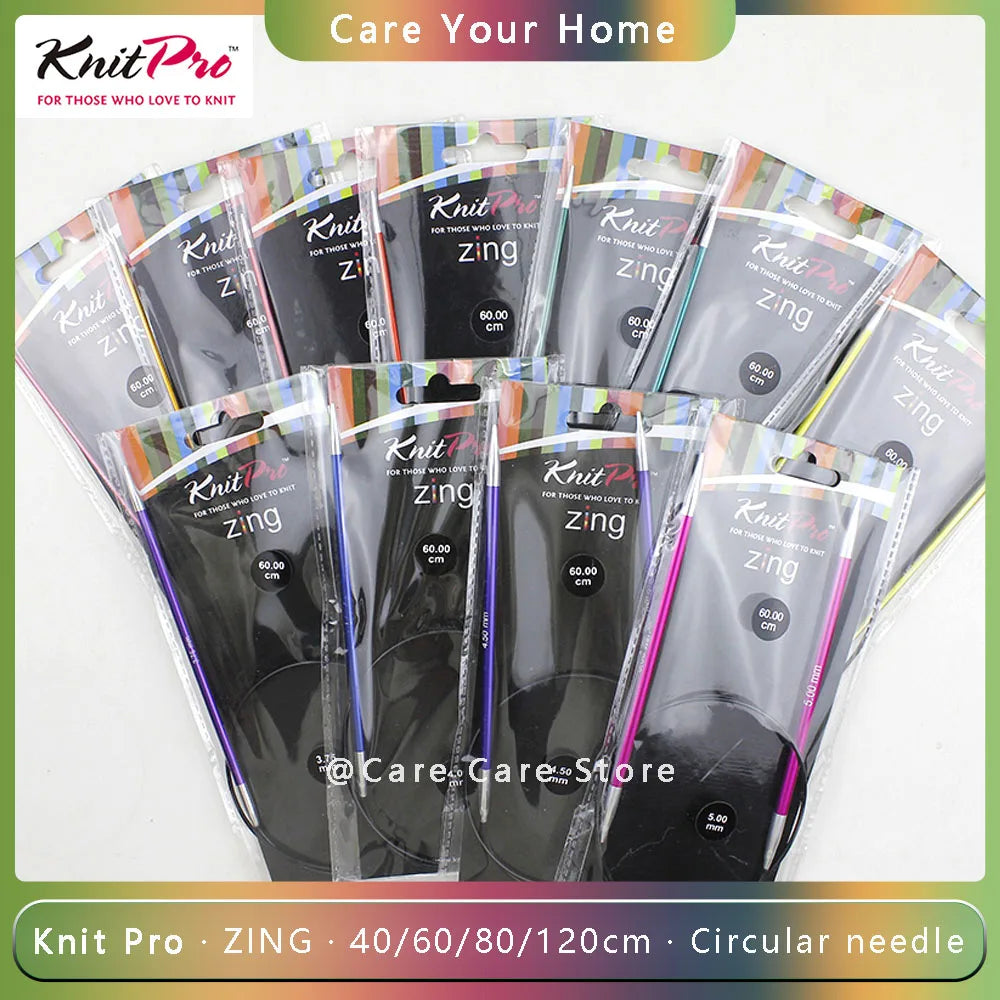 Knitting Needles, KnitPro Zing Circular for Sweaters & Handmade Yarn Crafts