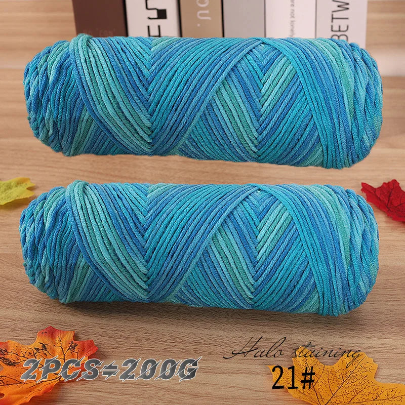 Yarn, Multicolor for Handmade Scarves, Sweaters & Crochet Accessories