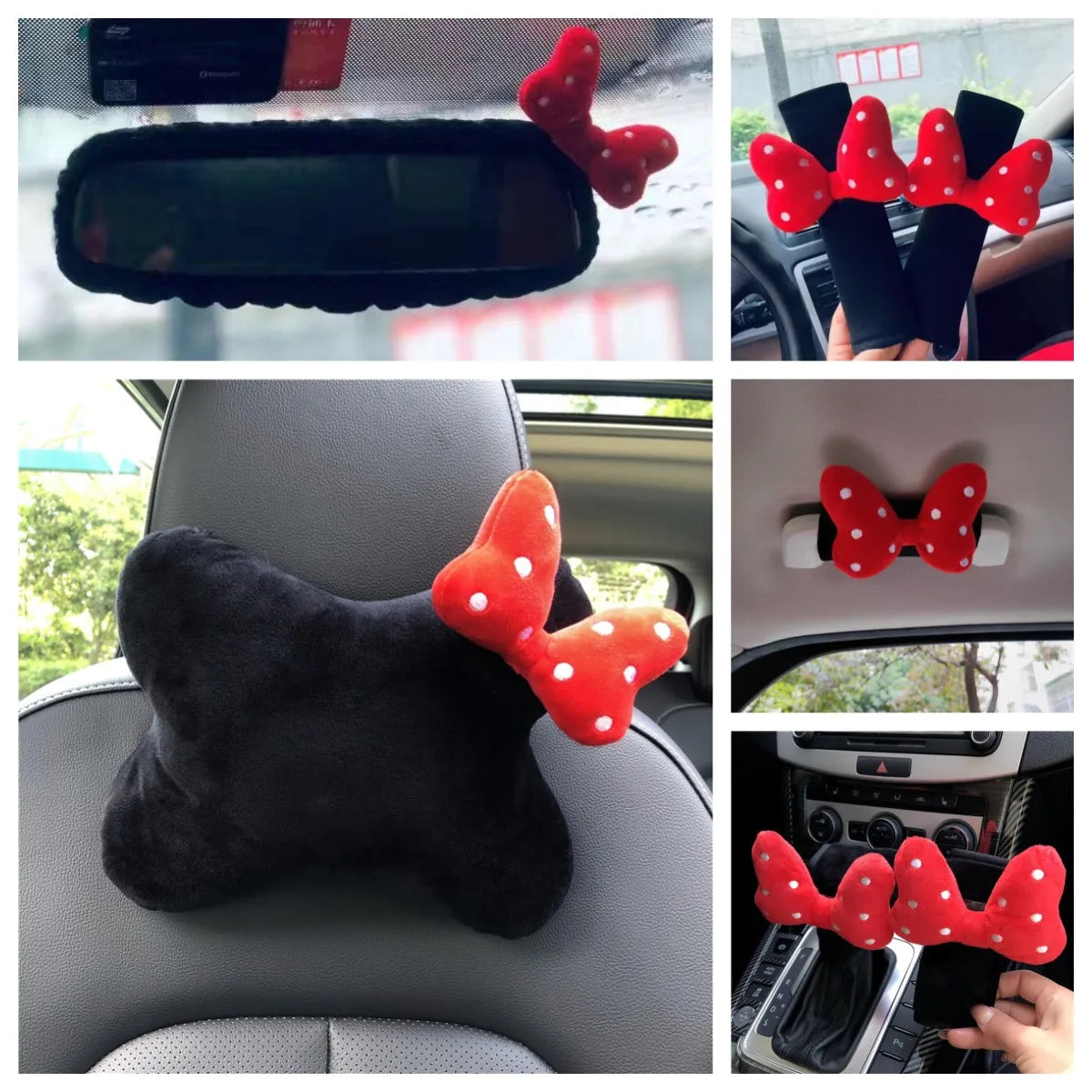 Bestseller Cute Bowknot Car Headrest Premium Quality Replacement Accessory