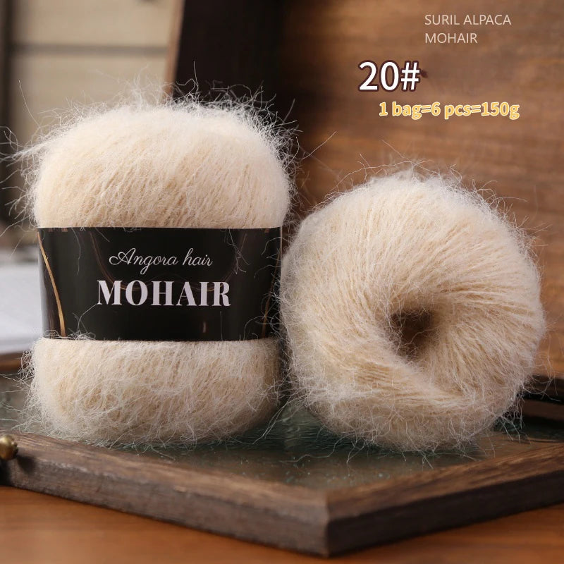 Yarn, Colorful for Crochet Sweaters, Openwork Coats, Hats & Shawls