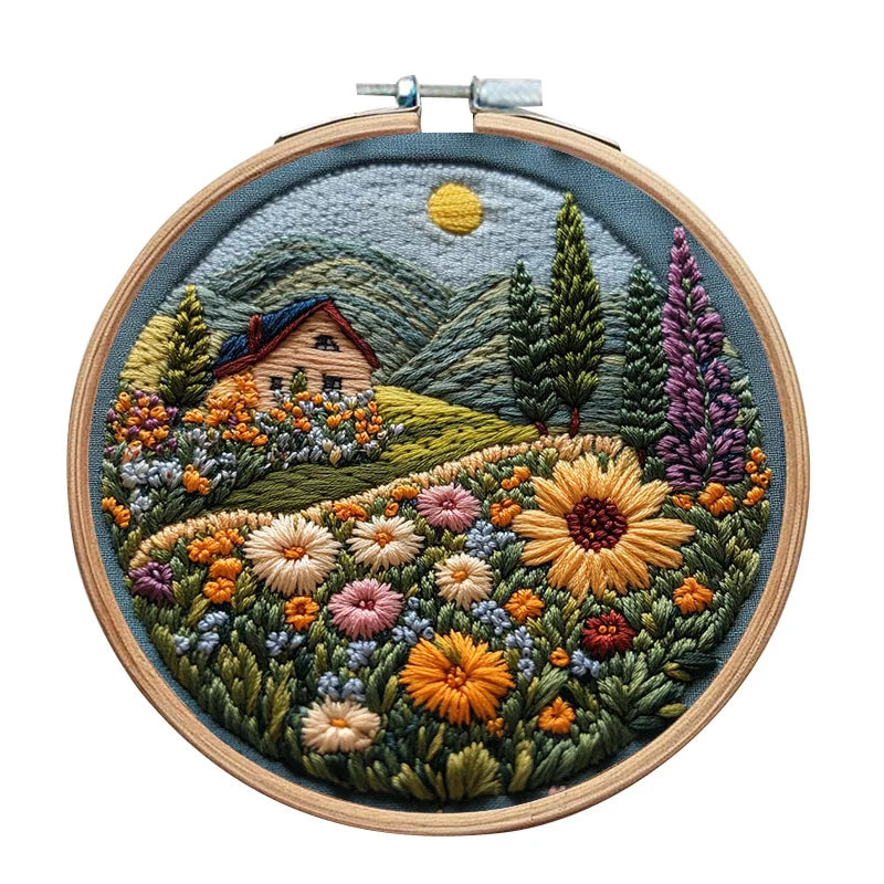 Embroidery Kit for Handmade Needlework, Stitching Practice & Creative Gifts