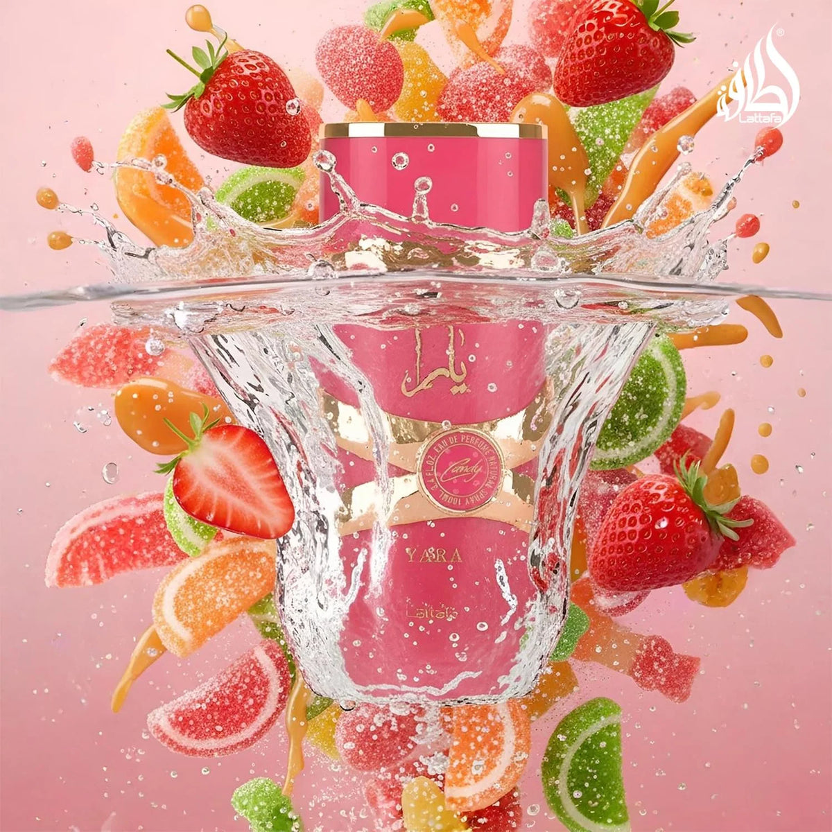 Lattafa Yara Candy Women's Eau de Parfum 3.4 oz Sweet Fruity Floral Perfume