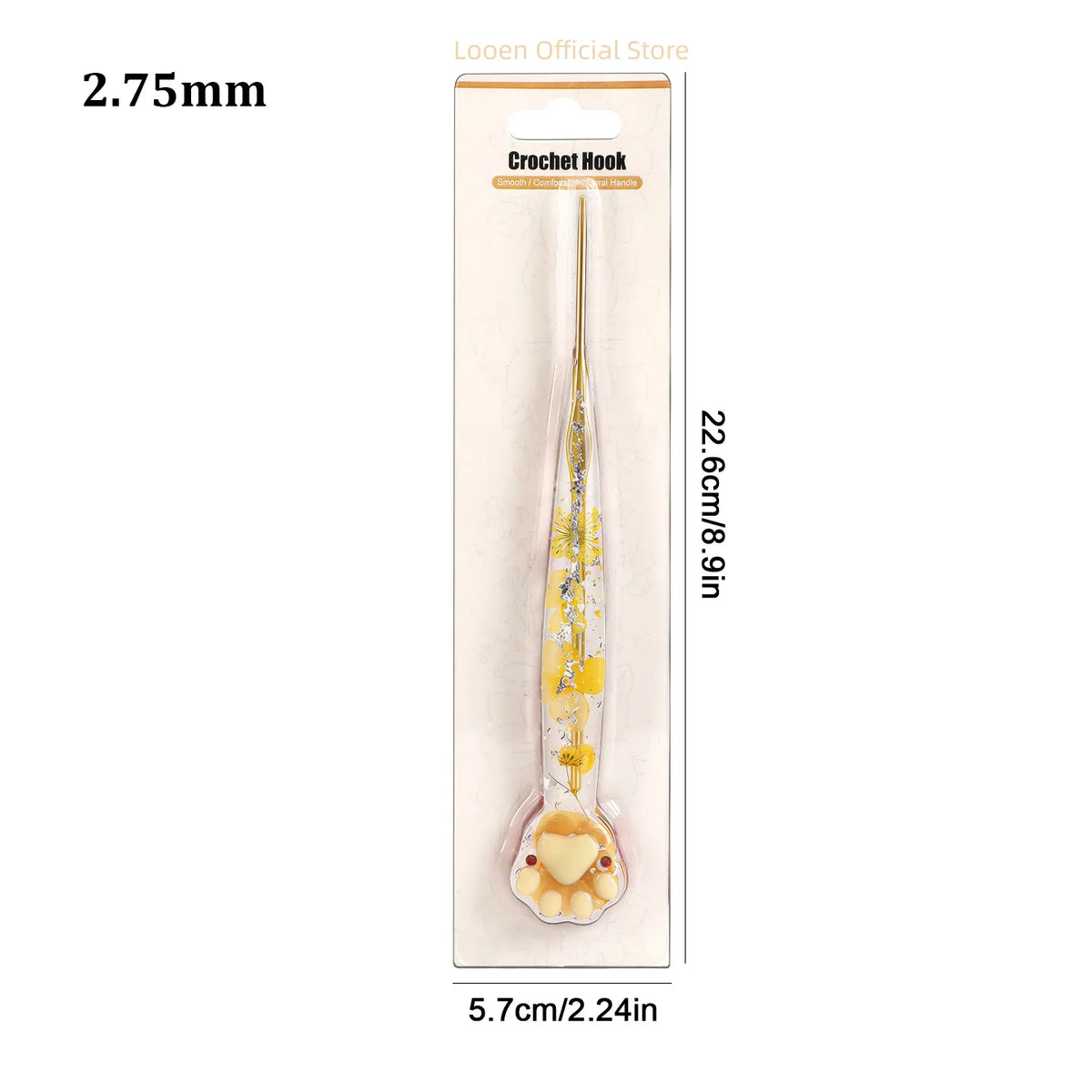 Crochet Hooks, Macaron Cat Paw Handles for Handmade Yarn & Craft Projects