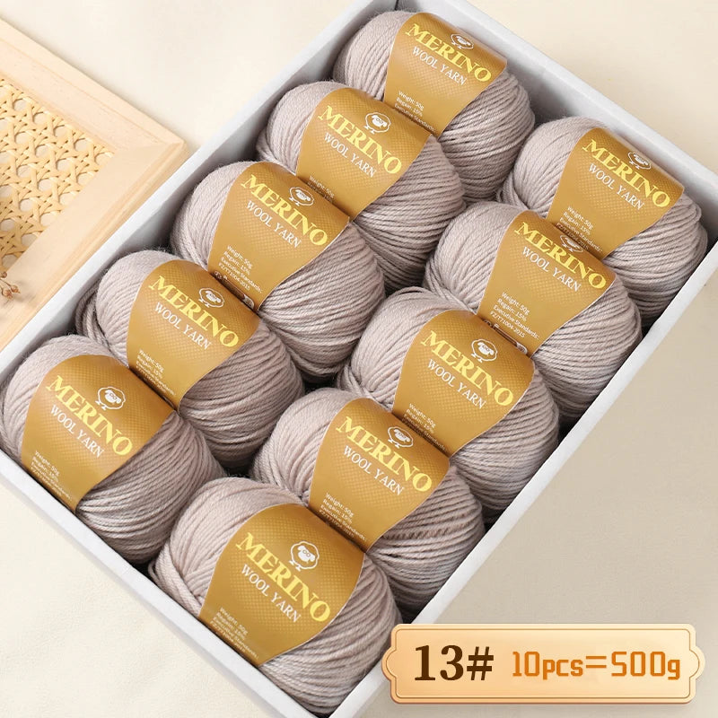 Yarn, Medium-Fine for Hand Knitting Sweaters, Scarves & Winter Hats