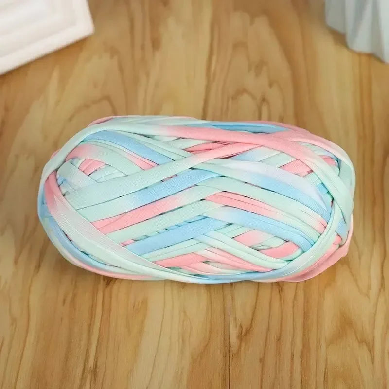 Yarn, Candy-Color Fabric Strip for Crochet Bags, Slippers & Handmade Crafts