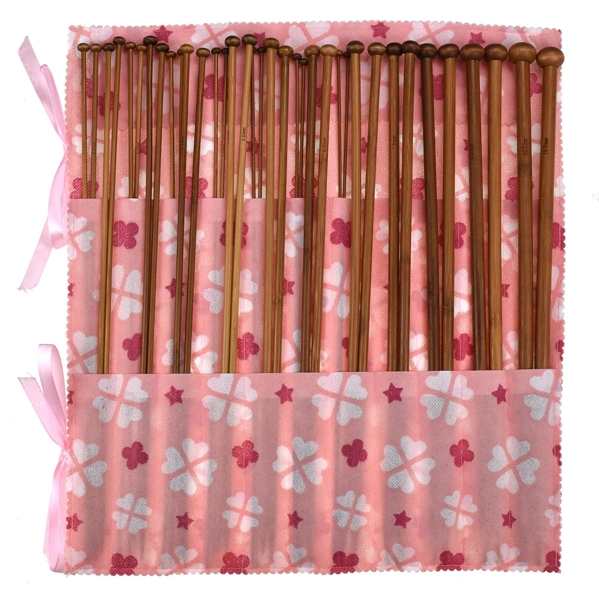 Knitting Needles, LOOEN Wooden for Handmade Sweaters, Scarves & Crafts