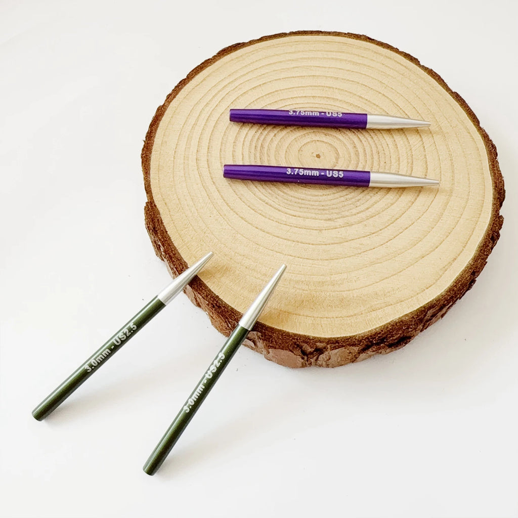 Knitting Needle Tips, KnitPro Zing for Sleeve, Collar & Circular Knitting