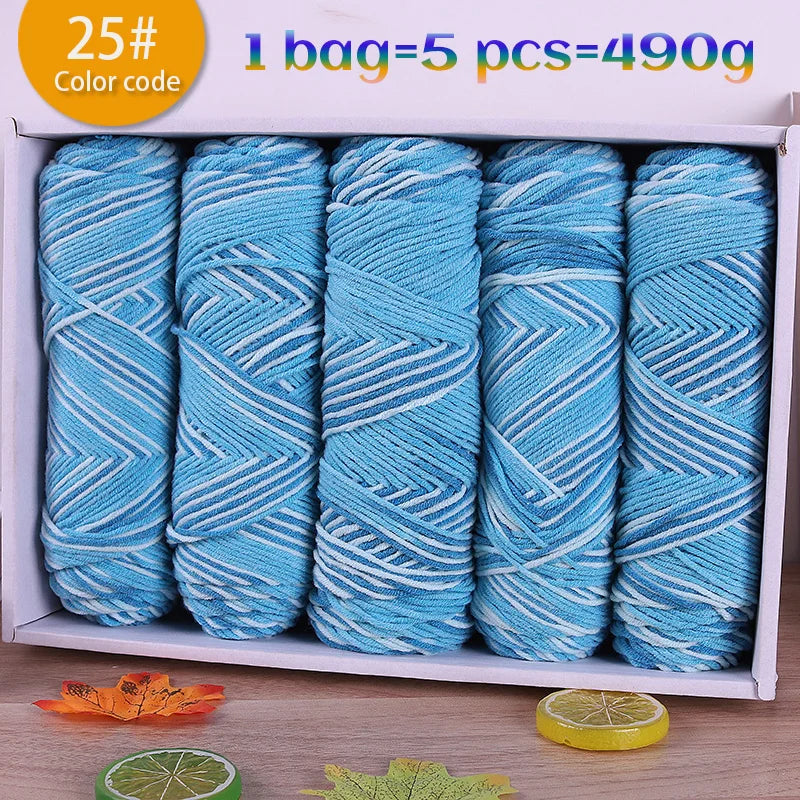 Yarn, Color Gradient for Knitting Sweaters, Scarves, Hats & Handmade Gifts
