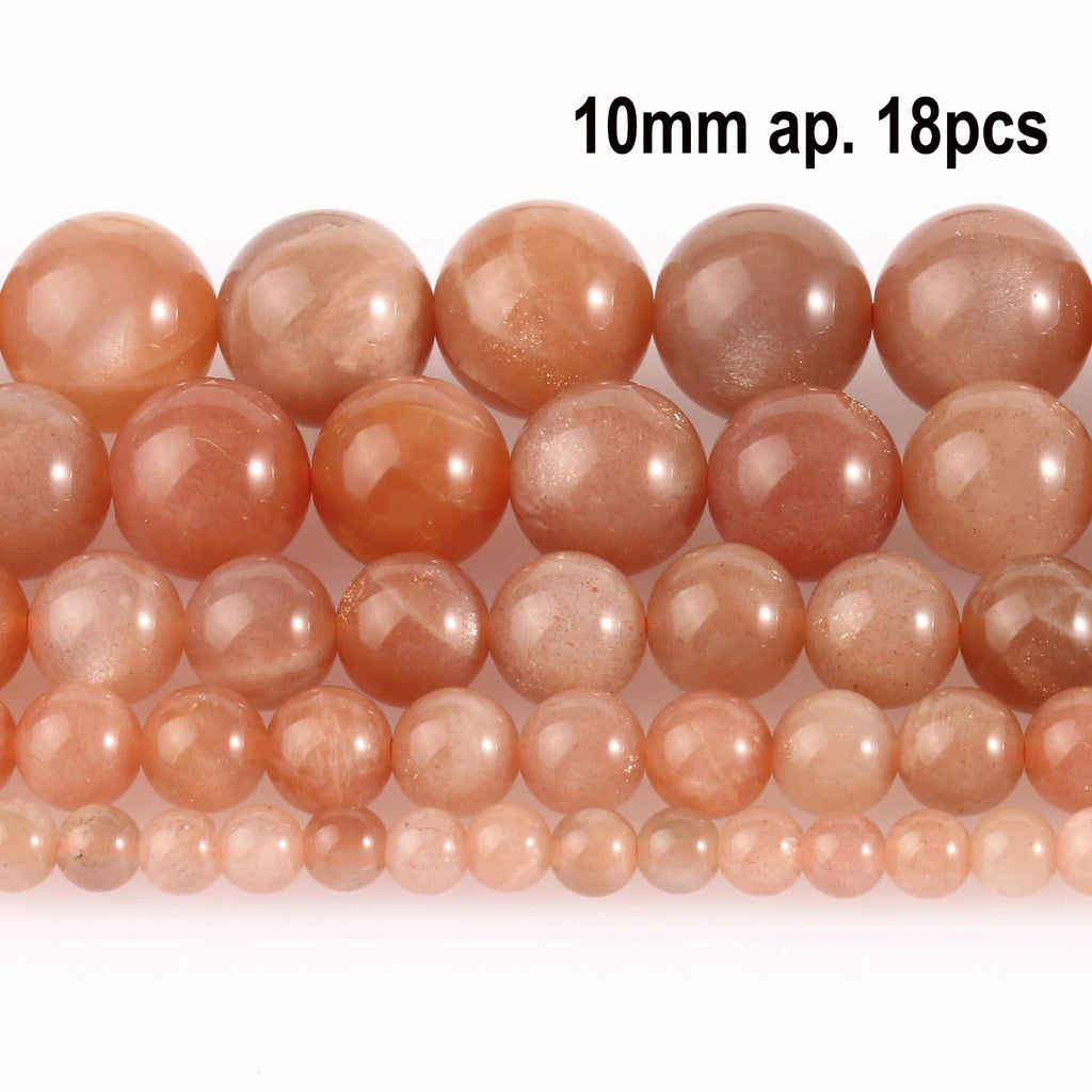 Stone Beads Nude Sunstone-Style Faceted Irregular for DIY Jewelry Making