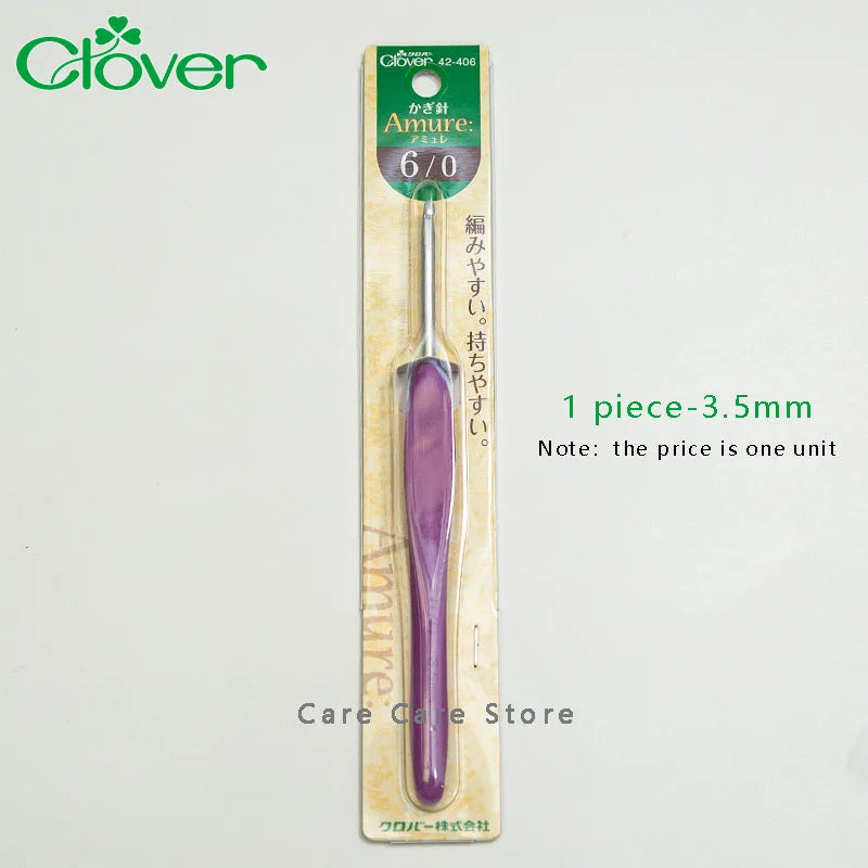 Crochet Hook, Clover Amure for Handmade Yarn Crafts & Needlework Projects
