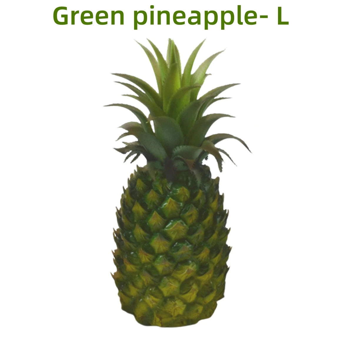 Artificial Pineapple Realistic Fake Fruit Decor S M L Yellow Green 3-11in